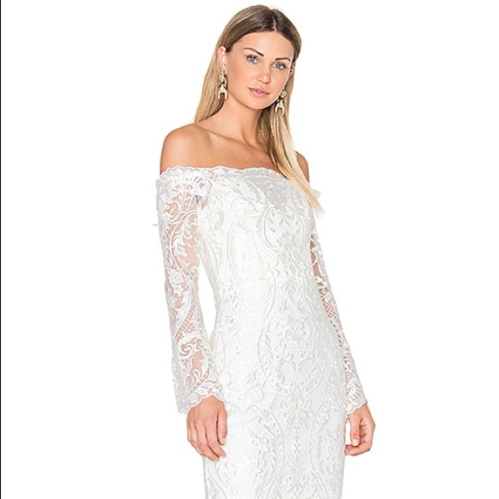 THURLEY -- "Emilia" Ivory Lace Dress
